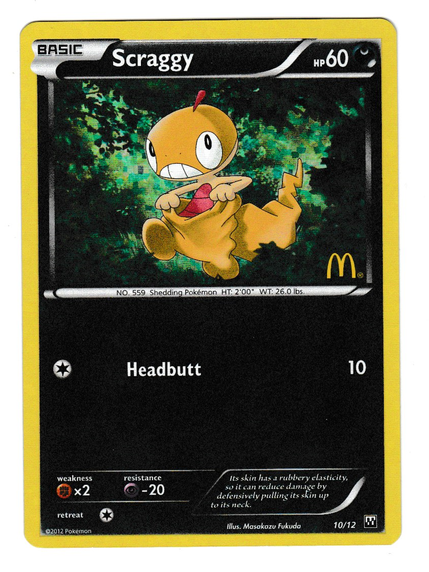 2012 McDonalds Promos #10 Scraggy