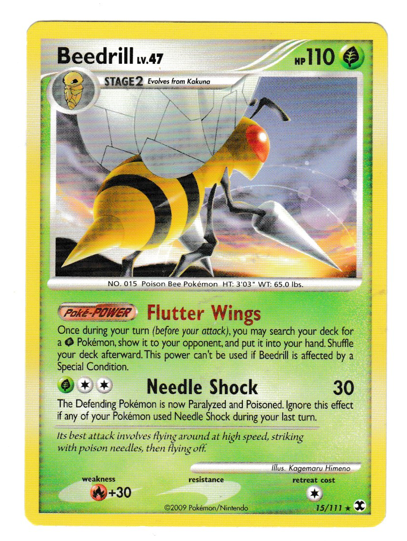2009 Pokemon Rising Rivals Beedrill