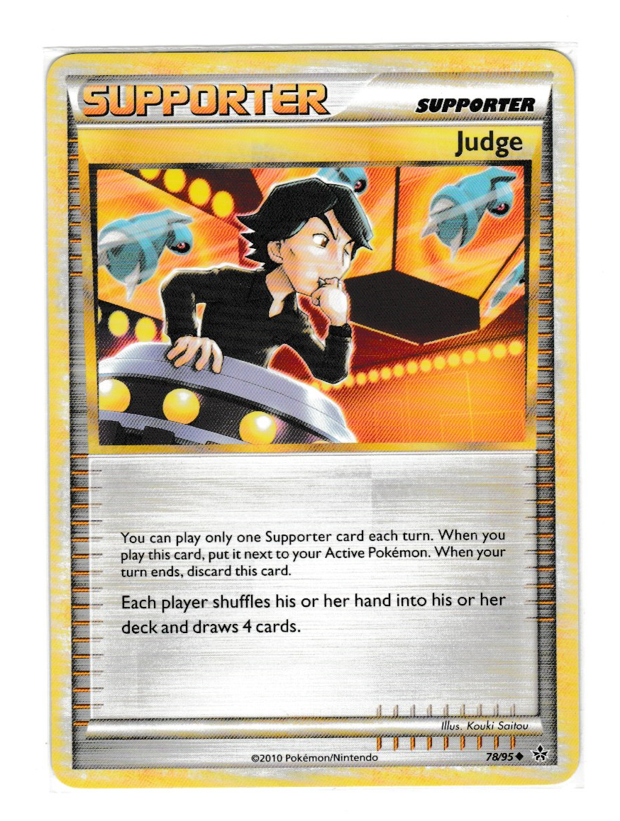 2010 Heartgold Soulsilver Unleashed #78 Supporter Judge