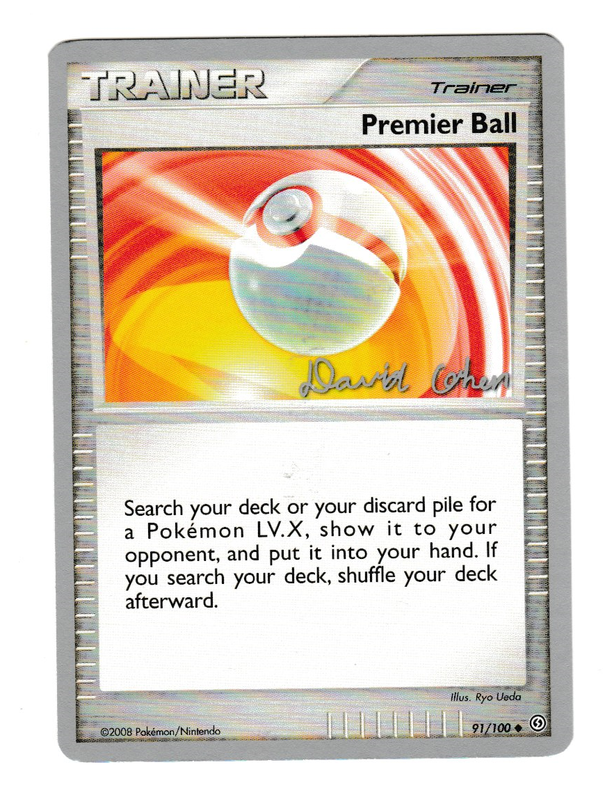 2009 Pokemon World Championship Decks 2009 Premier Ball (David Cohen)