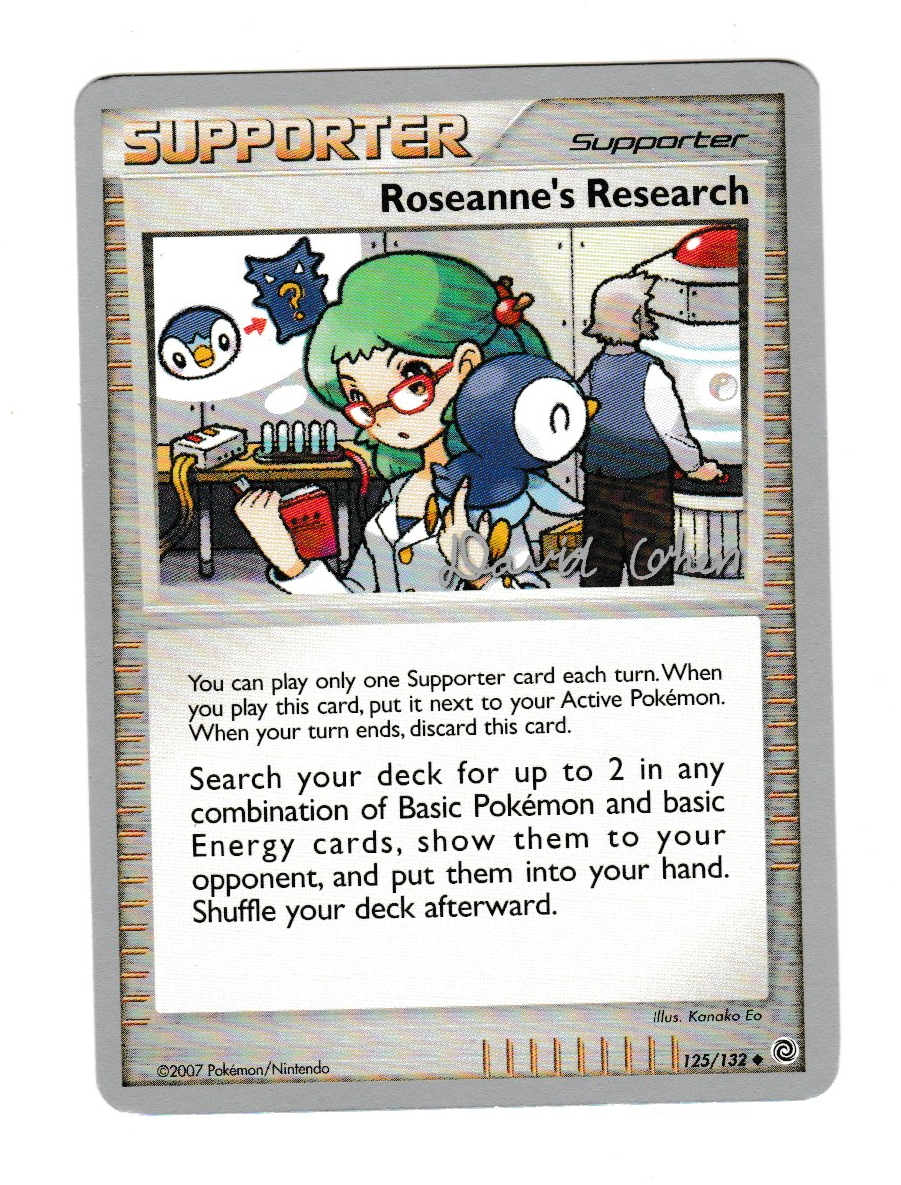2009 World Champions Deck Trainer Rosanne's Research (David Cohen)