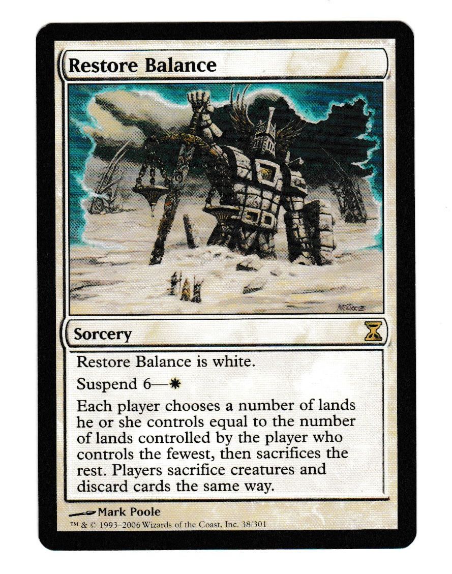 Time Spiral Restore Balance
