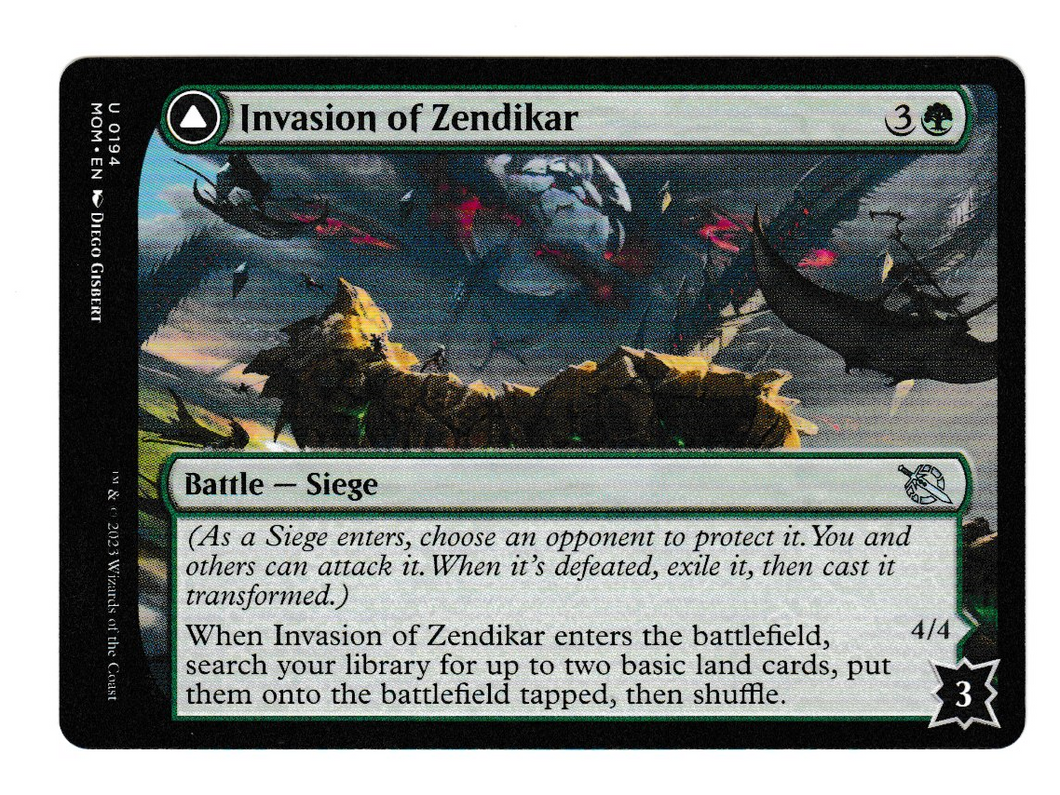 March of the Machine Invasion of Zendikar//Awakened Skyclave