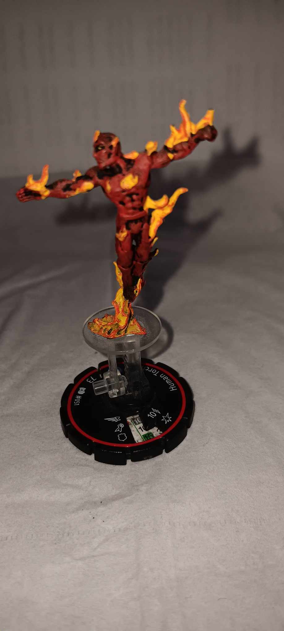 2002 Heroclix Marvel Clobberin Time #051 Human Torch Veteran