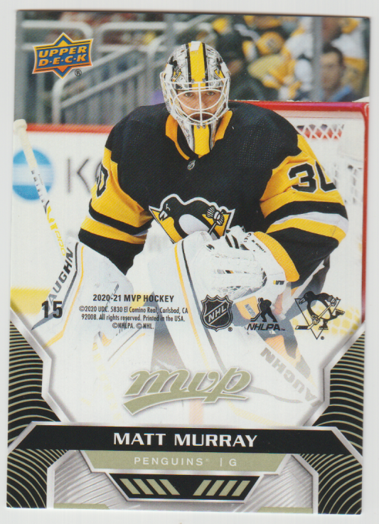 2020-21 Upper Deck Puzzle Back #15 Matt Murray