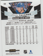 Load image into Gallery viewer, 2019-20 O-Pee-Chee Platinum Rainbow Color Wheel #65 John Tavares
