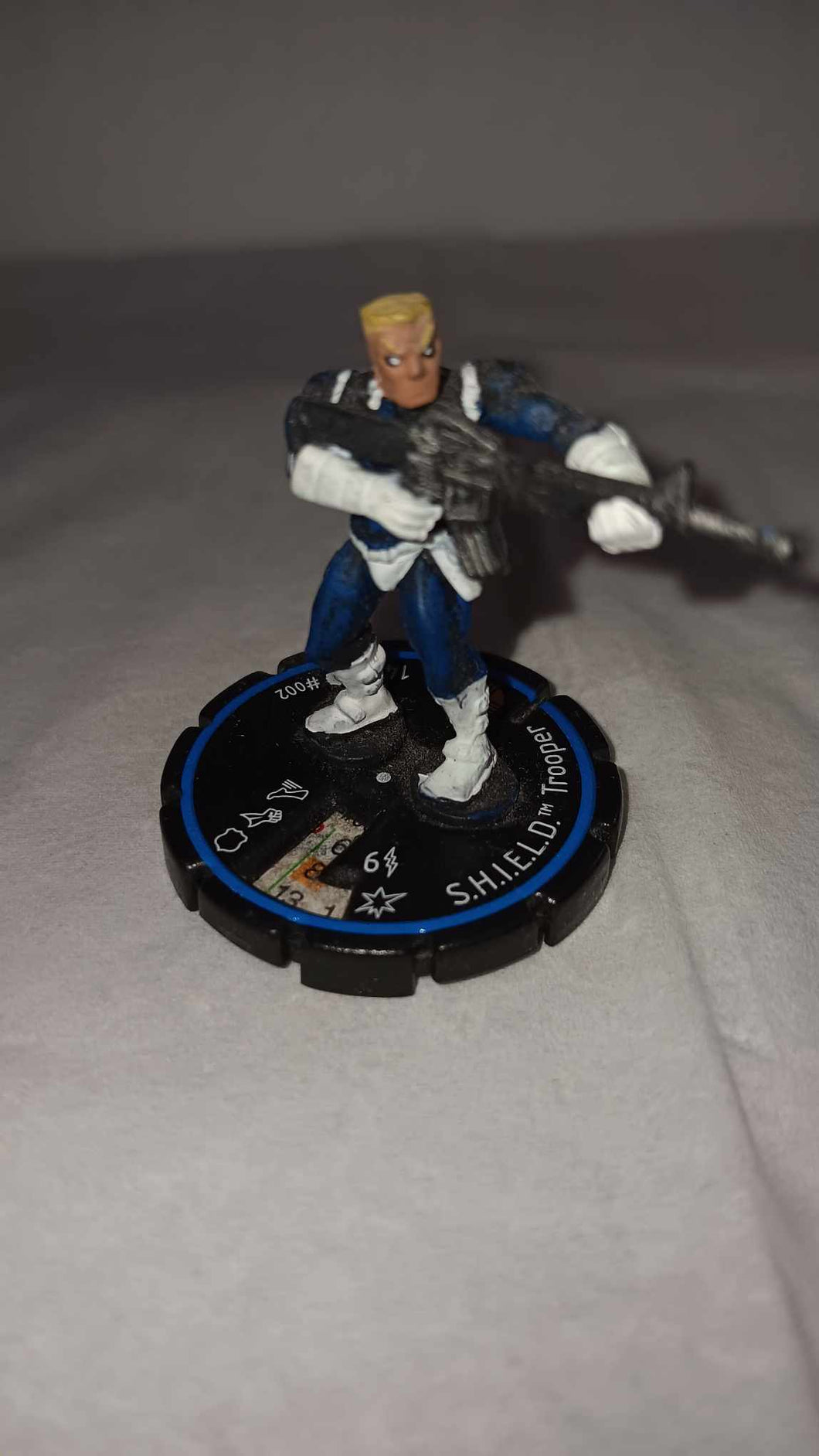 2002 Heroclix Marvel Clobberin Time #002 S.H.I.E.L.D. Trooper Experienced