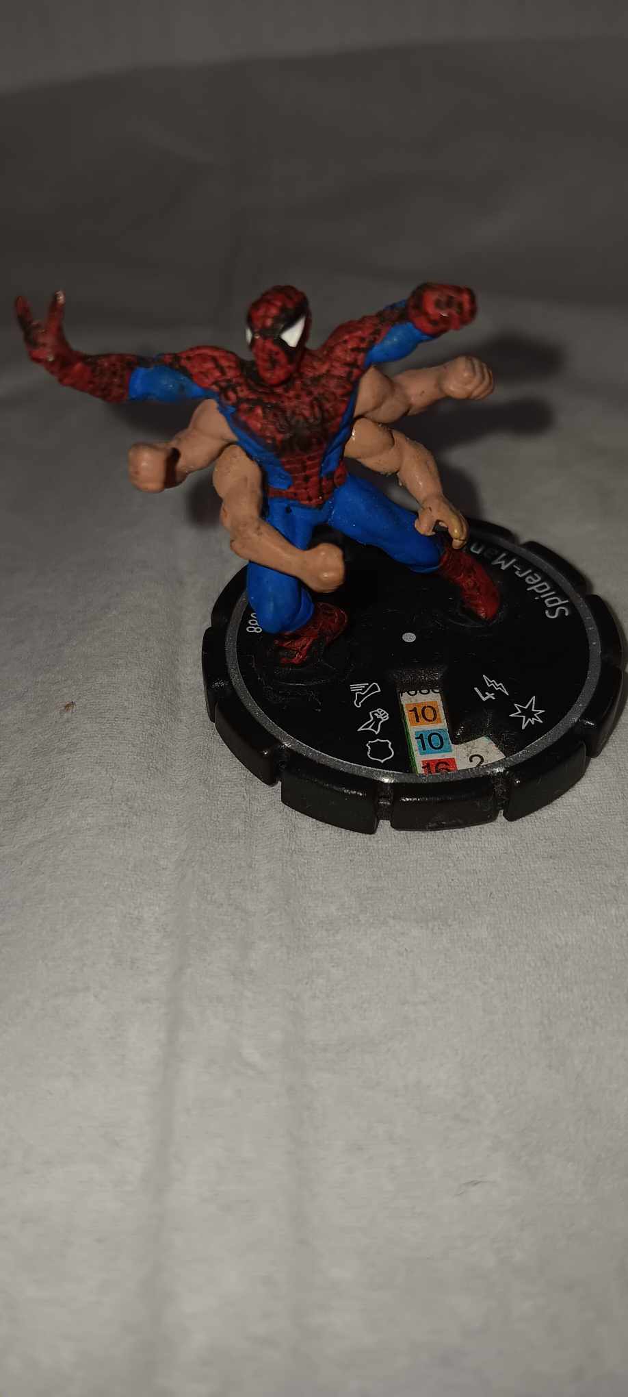 2002 Heroclix Marvel Clobberin Time #088 Spider-Man Unique