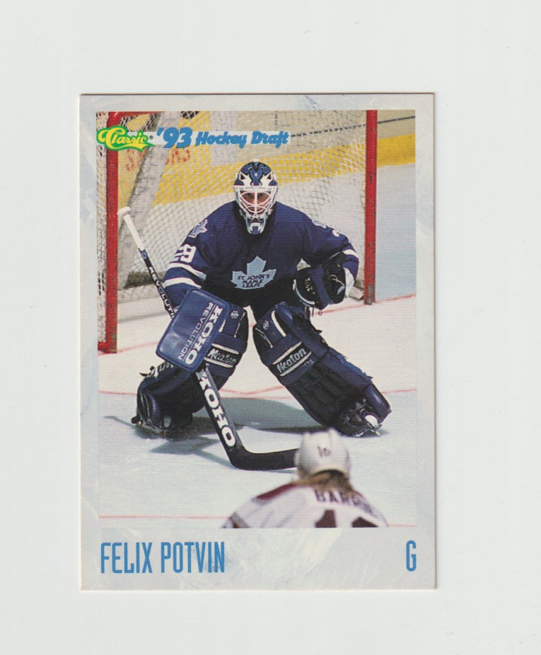 1993 Classic Crash Numbered #N9 Felix Potvin