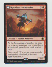 Load image into Gallery viewer, Innistrad Midnight Hunt Reckless Stormseeker // Storm-Charged Slasher
