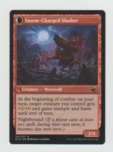Load image into Gallery viewer, Innistrad Midnight Hunt Reckless Stormseeker // Storm-Charged Slasher
