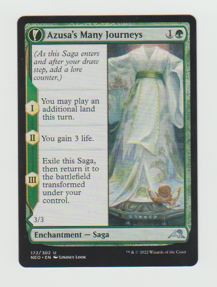 Kamigawa Neon Dynasty Azusa's Many Journeys // Likeness of the Seeker