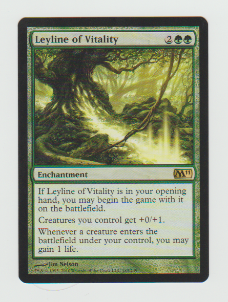 Magic 2011 Leyline of Vitality