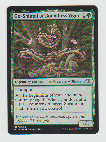 Kamigawa Neon Dynasty Go-Shintai of Boundless Vigor