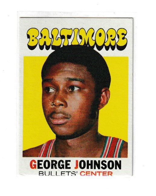 1971-72 Topps #21 George Johnson