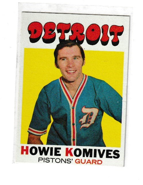 1971-72 Topps #53 Howie Komives