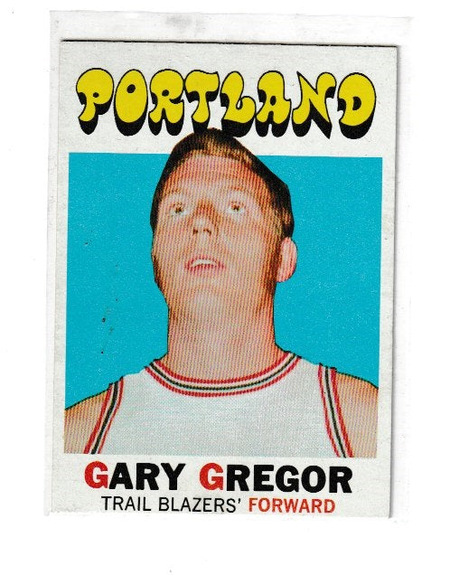 1971-72 Topps #56 Gary Gregor