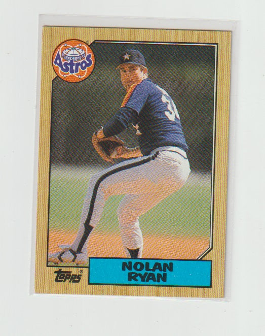 1987 Topps #757 Nolan Ryan