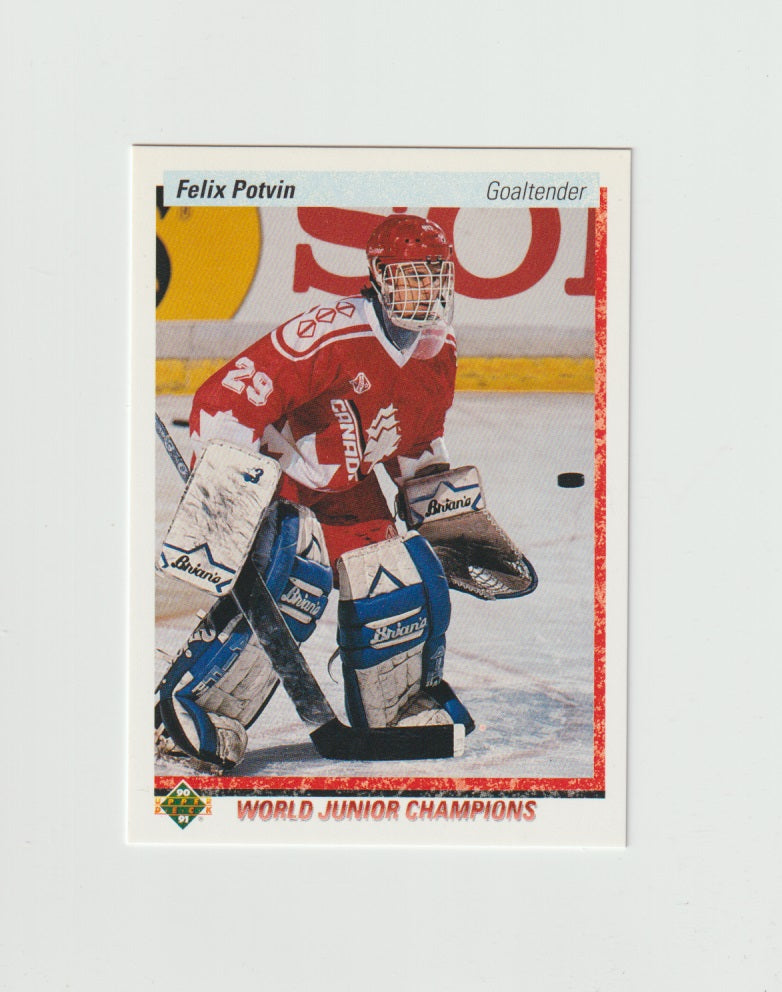 1990-91 Upper Deck Rookie #458 Felix Potvin