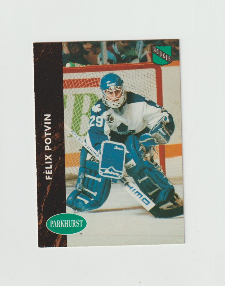 1991-92 Parkhurst #398 Felix Potvin