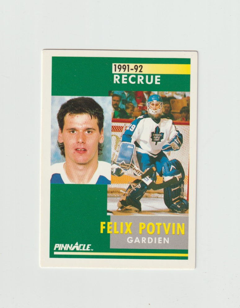 1991-92 Pinnacle French #345 Felix Potvin