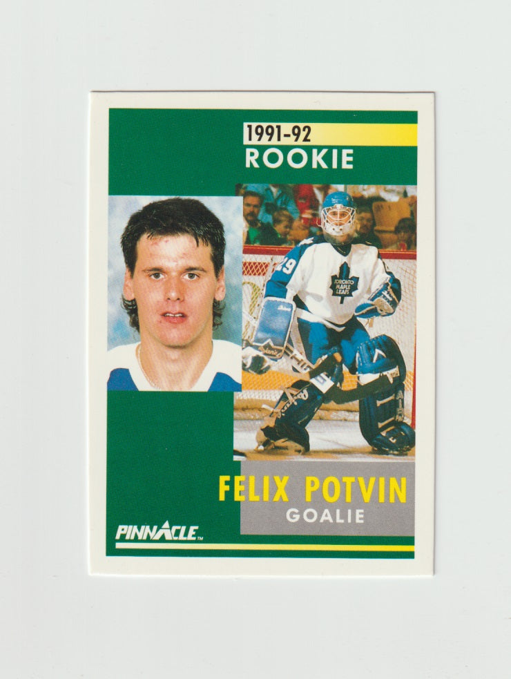 1991-92 Pinnacle #345 Felix Potvin