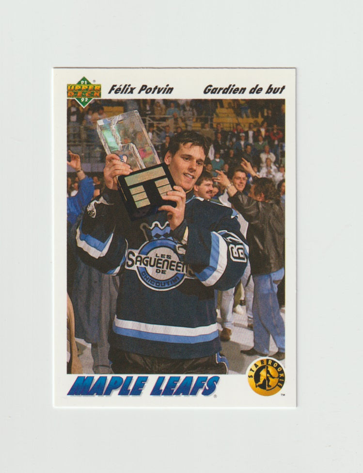 1991-92 Upper Deck French Star Rookie #460 Felix Potvin