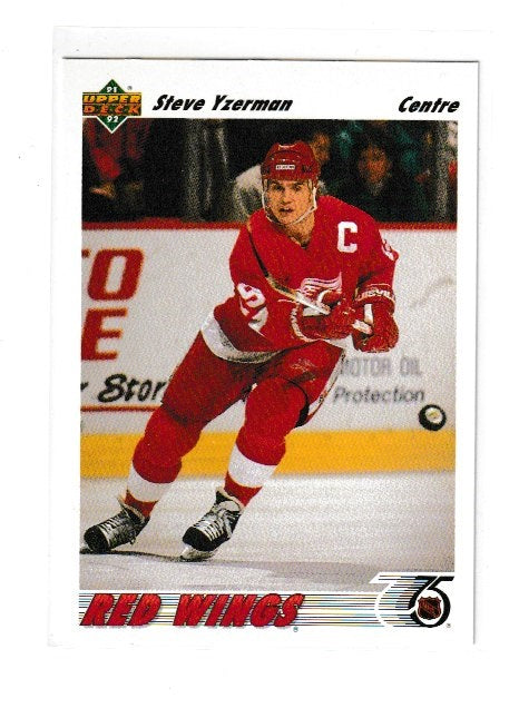 1991-92 Upper Deck French #146 Steve Yzerman