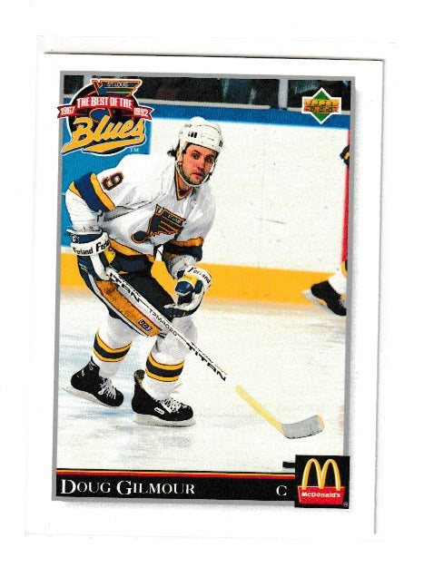 1992-93 McDonalds Best of the Blues #2 of 28 Doug Gilmour