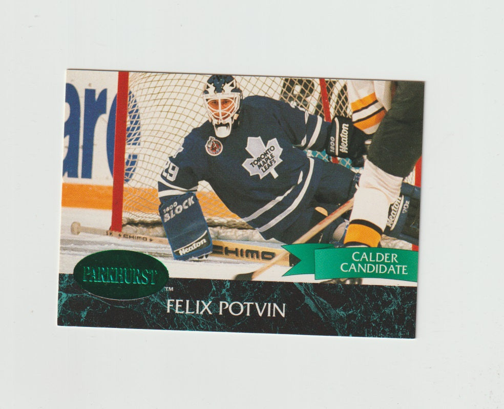 1992-93 Parkhurst Emerald Ice #187 Felix Potvin