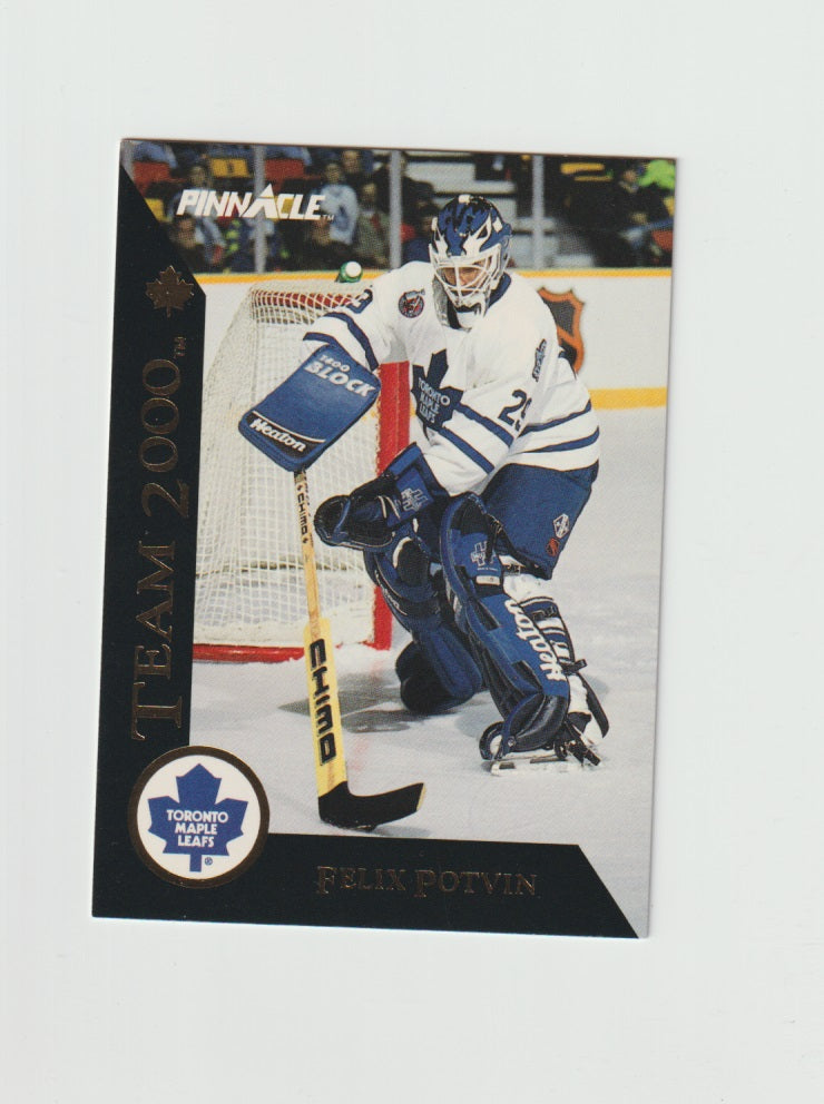 1992-93 Pinnacle French Team 2000 #5 of 30 Felix Potvin