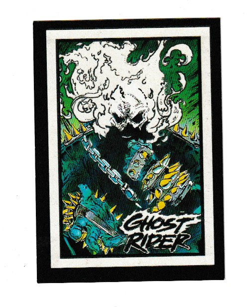 1992 Ghost Rider II Glow In The Dark #G6 The Flames