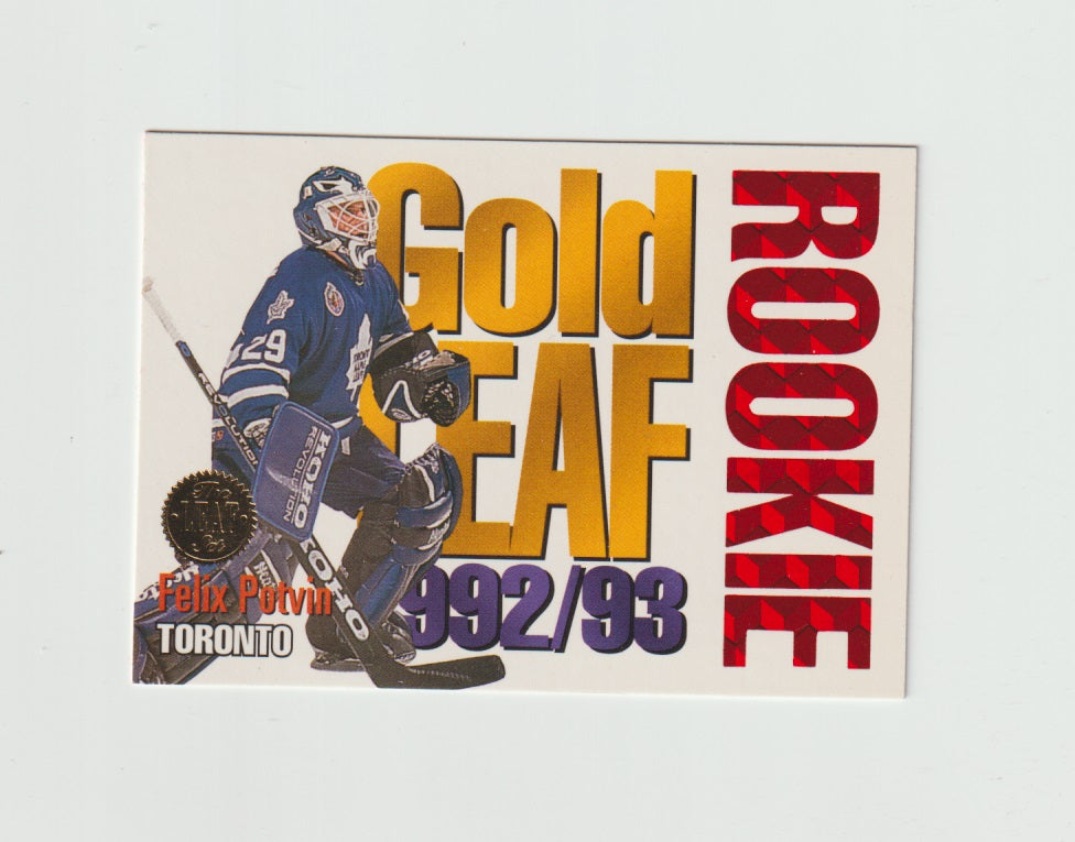 1993-94 Leaf Gold Rookies #4 of 15 Felix Potvin