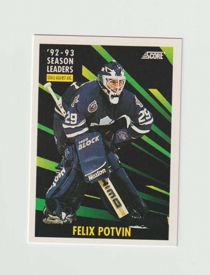 1993-94 Score #484 Felix Potvin