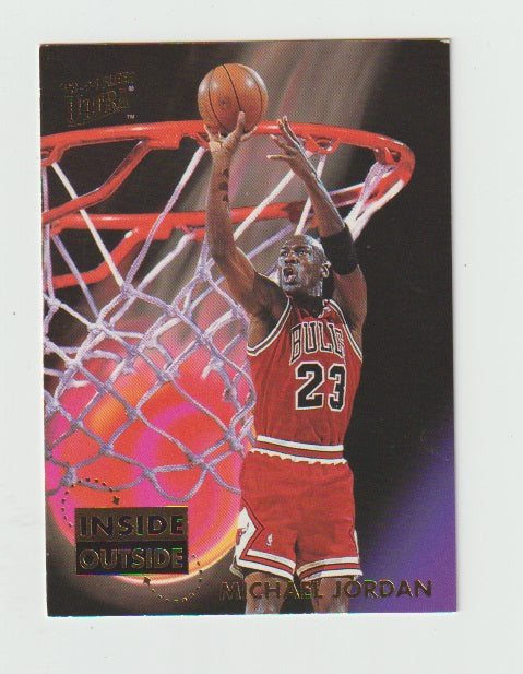 1993-94 Ultra Inside Outside #4 of 10 Michael Jordan
