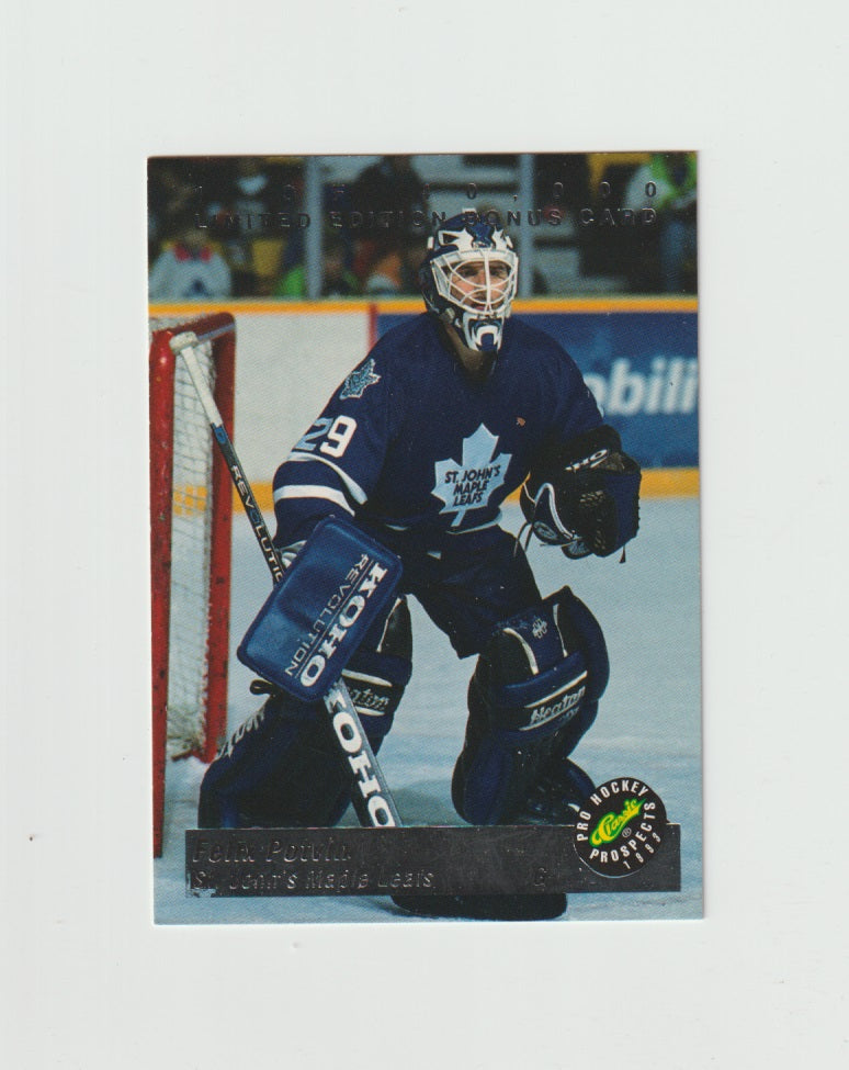 1993 Classic Pro Prospects BCs #BC7 Felix Potvin