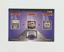 Load image into Gallery viewer, 1994-95 Donruss Dominators #7 of 8 Felix Potvin, Ed Belfour &amp; Arturs Irbe
