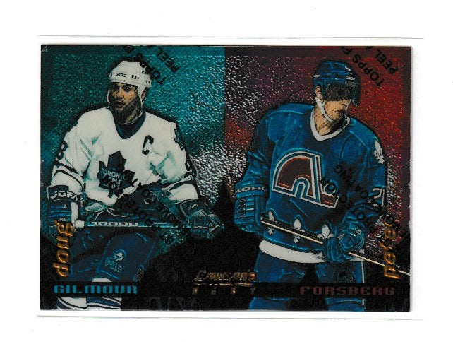 1994-95 Finest Bowmans Best #2 Doug Gilmour & Peter Forsberg