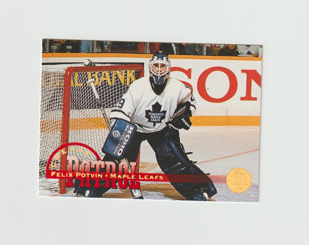 1994-95 Leaf Crease Patrol #4 of 10 Felix Potvin