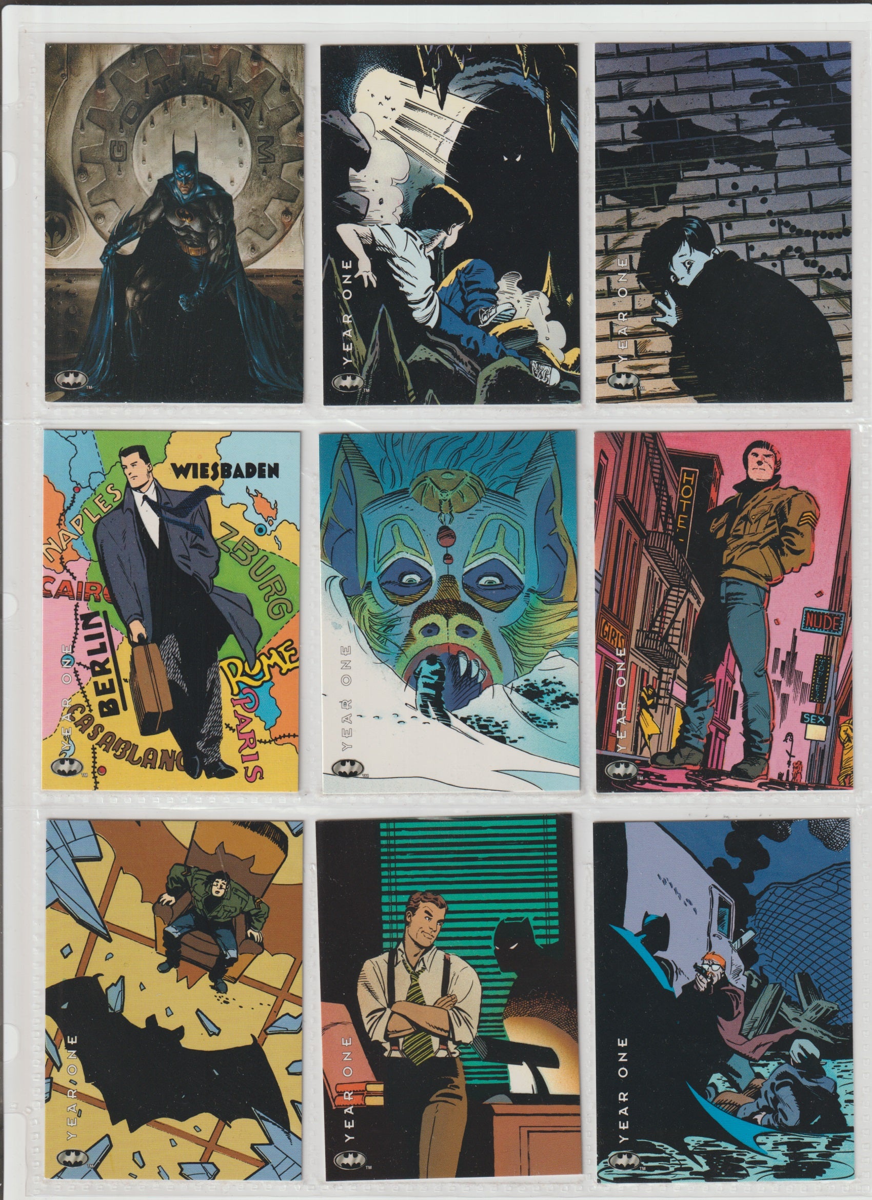 1994 Batman Saga of The Dark Knight Base Set 100 Cards – Collectivities