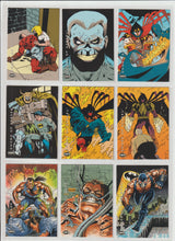 Load image into Gallery viewer, 1994 Batman Saga of The Dark Knight Base Set 100 Cards
