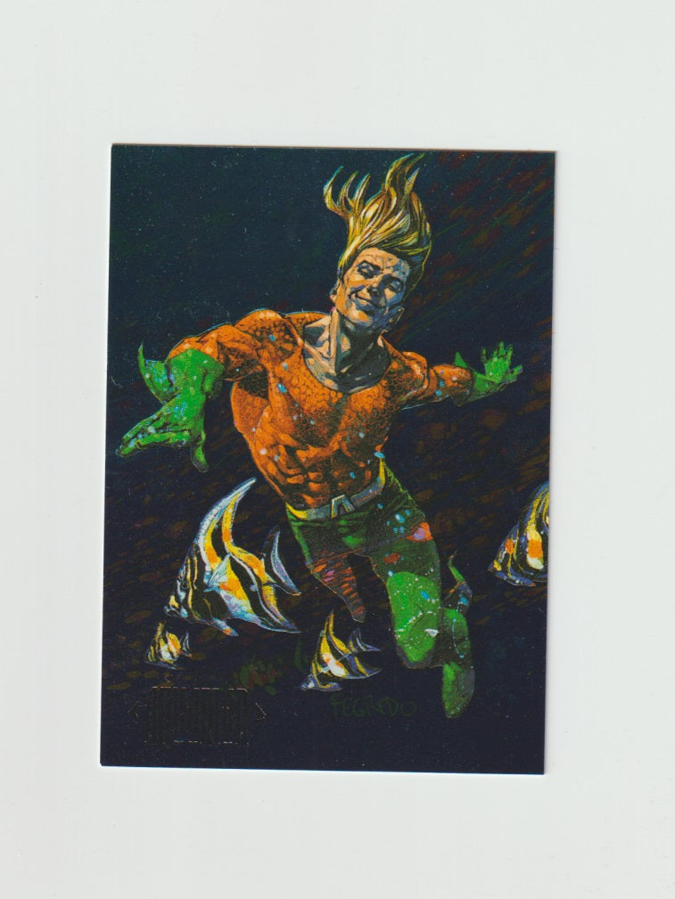 1994 DC Master Series Foil #F2 Aquaman