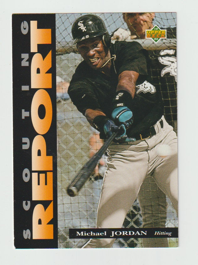 1994 Upper Deck Minors Scouting Reports Jumbo #SR1 Michael Jordan