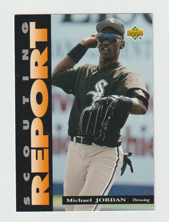 1994 Upper Deck Minors Scouting Reports Jumbo #SR3 Michael Jordan