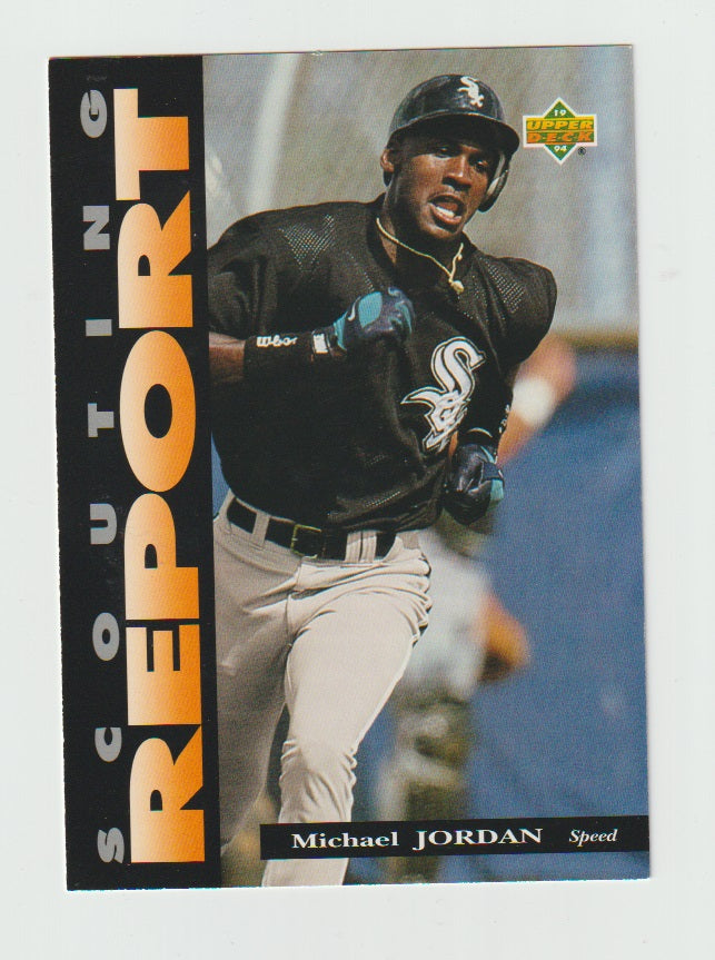 1994 Upper Deck Minors Scouting Reports Jumbo #SR4 Michael Jordan