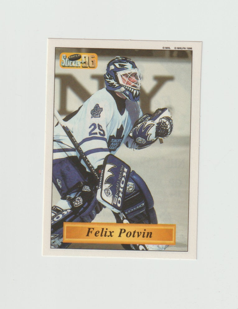 1995-96 Bashan Imperial Super Stickers #120 Felix Potvin