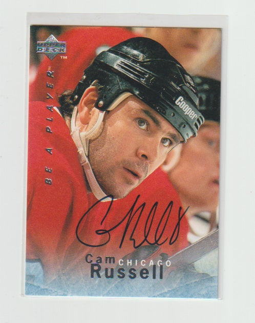 1995-96 Be A Player Signatures #S84 Cam Russell