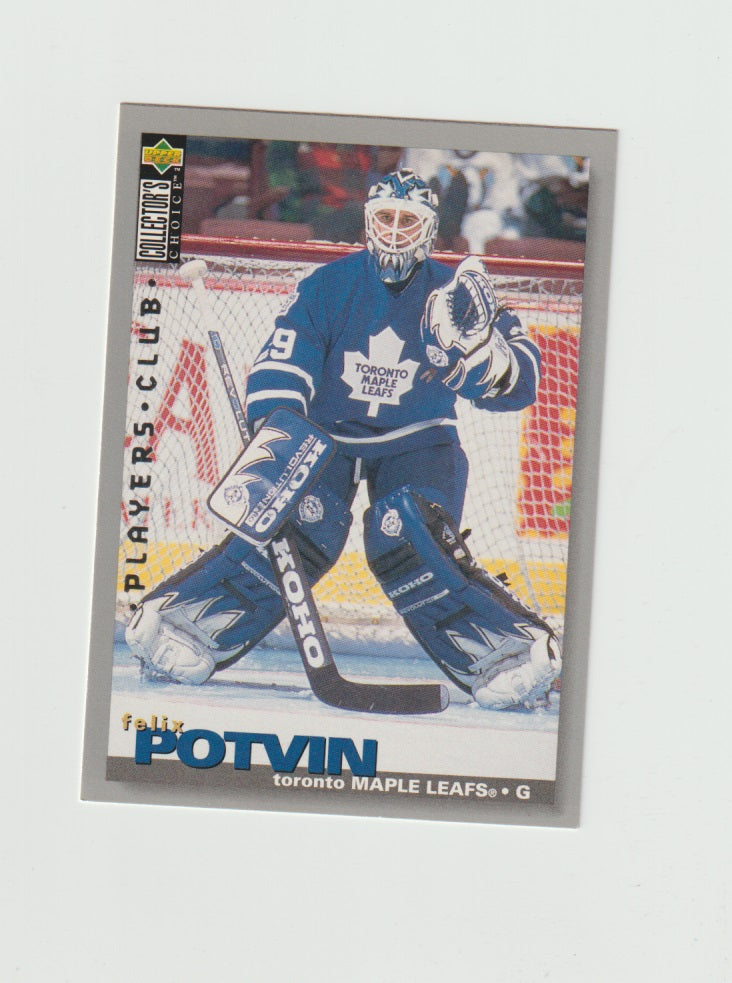 1995-96 Collector's Choice Player's Club #114 Felix Potvin
