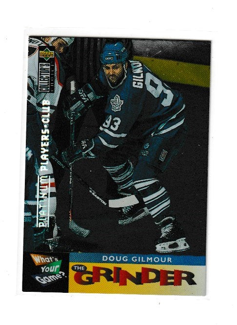 1995-96 Collector's Choice Players Club Platinum #359 Doug Gilmour