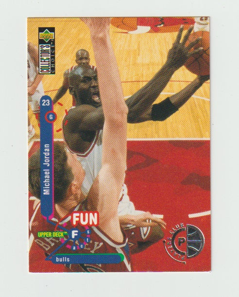 1995-96 Collector's Choice Players Club #169 Michael Jordan